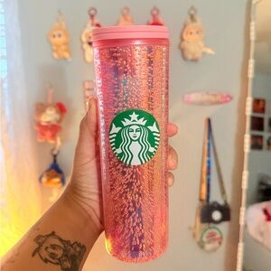 Starbucks Pink Champagne Bubble Tumbler
